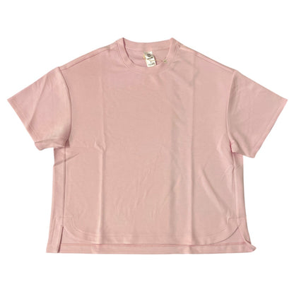 Member's Mark Women's Relaxed Fit Drop-Tail Hem Sandwash Short Sleeve Tee