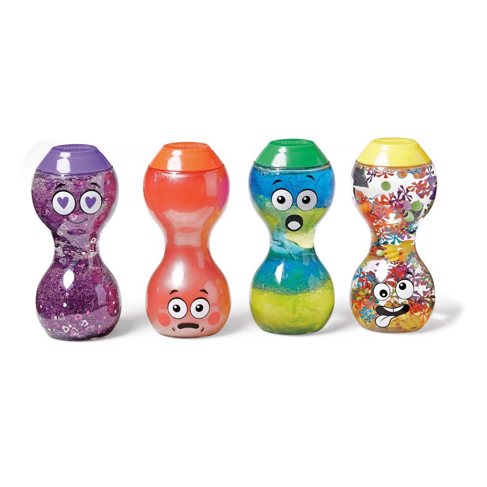 Hand2mind Express Your Feelings Sensory Bottles Secondary Emotions II  Ages 3+ (4 Pieces)