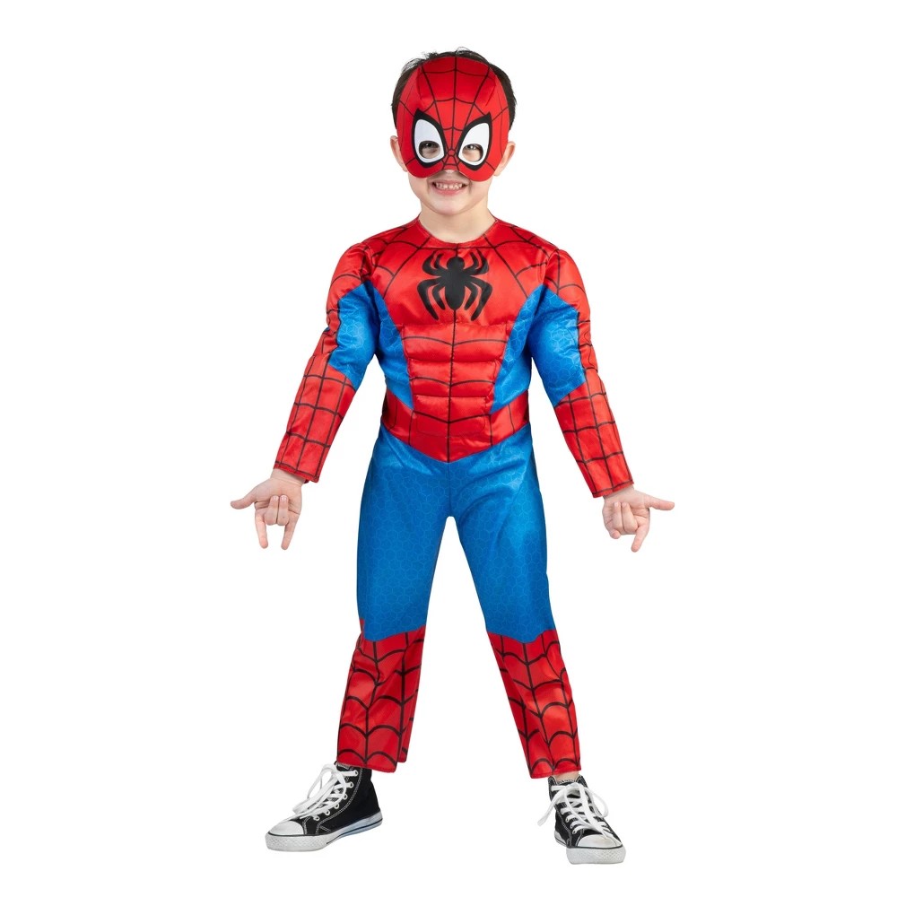 Marvel Spidey and His Amazing Friends Spider-Man Toddler Halloween Costume 2-3T - Bellso