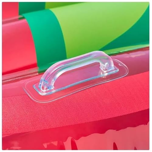 Member's Mark Inflatable Strawberry Pool Float, Red and Green, Swimming Pool Lounger - Bellso