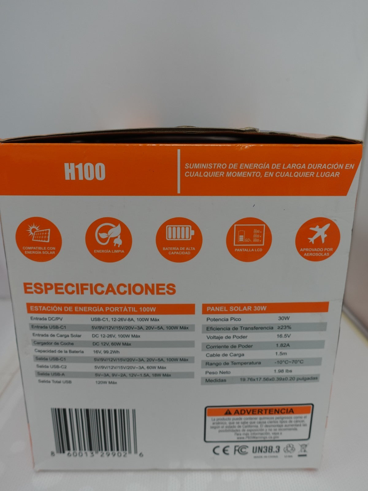 Wattbricks 100Watt Portable Power Station & 30Watt Portable Solar Panel Included