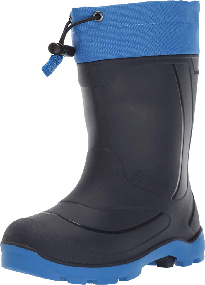 Kamik Kids' Snobuster 1 Insulated Waterproof Winter Boots, 10.0K, Navy/Strong Blue - Bellso