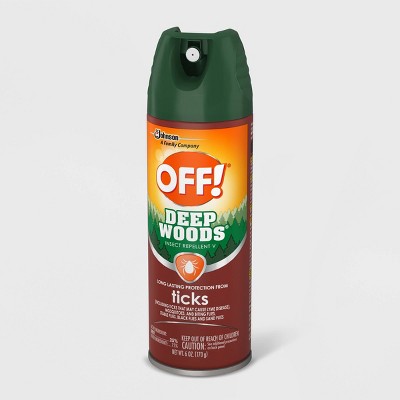 OFF! Deep Woods Tick Insect Repellent Bug Spray 25% DEET - 6oz
