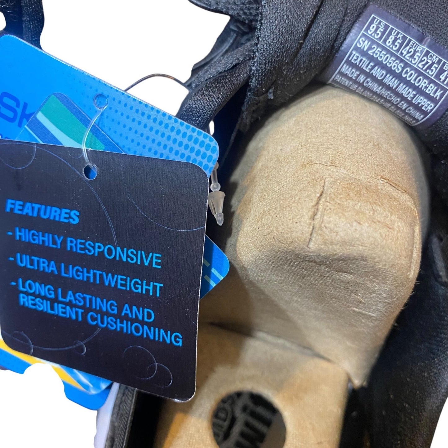 SKECHERS Mens 9.5 Verse Athletic Shoes SWIFT FIT Hands Free Slip on Sneakers NEW