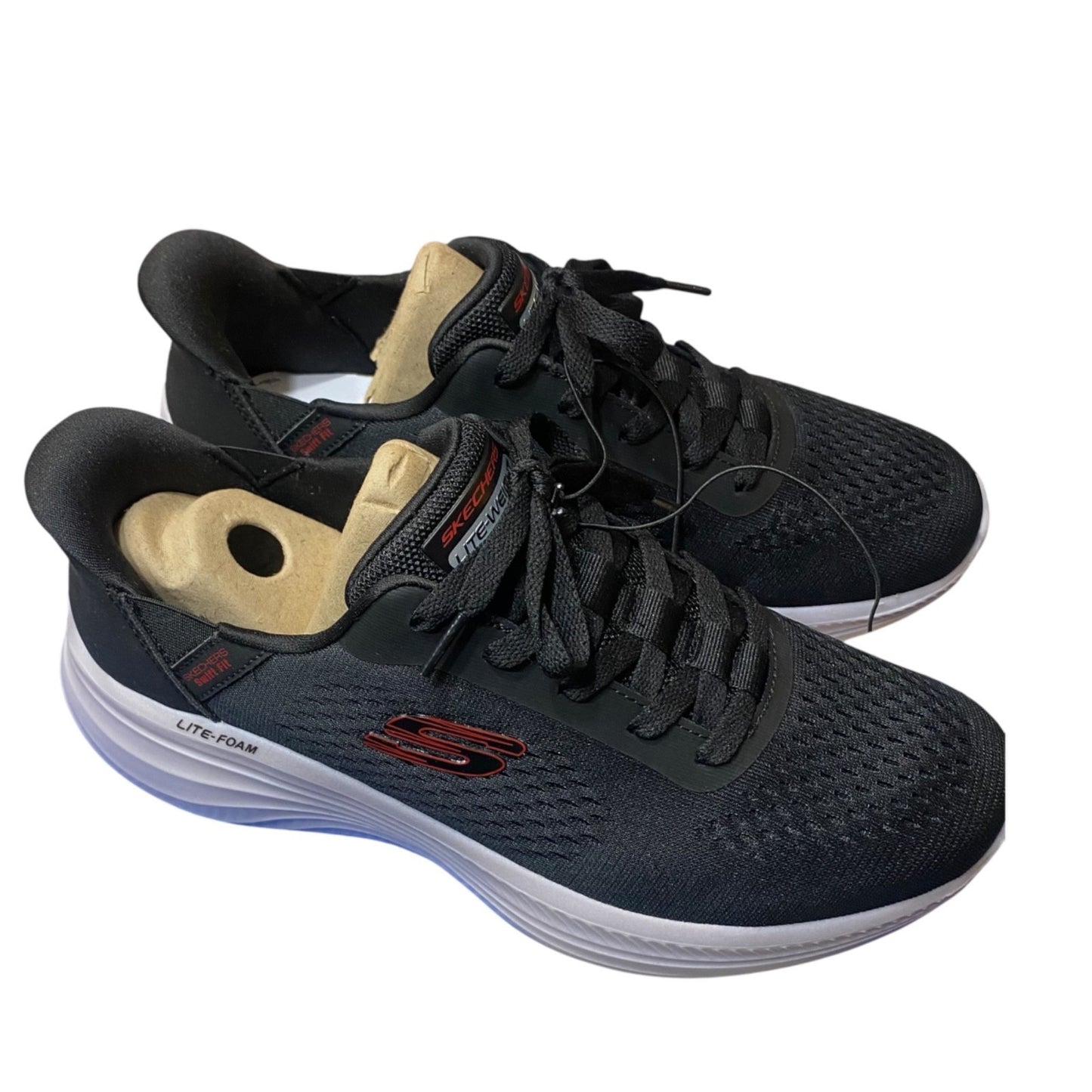 SKECHERS Mens 9.5 Verse Athletic Shoes SWIFT FIT Hands Free Slip on Sneakers NEW