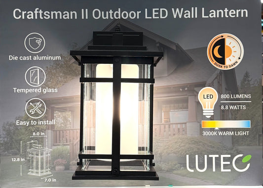 Lutec Craftsman 2.0 Style Coach Light 14.000 X 10.000 X 8.000