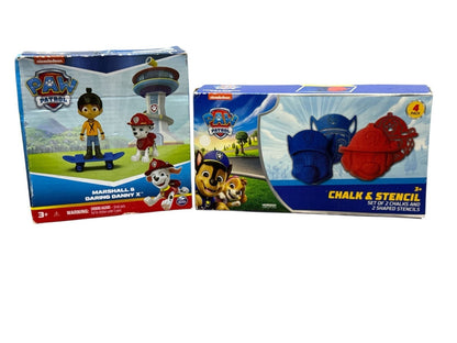 PAW PATROL Marshall & Daring Danny X & Paw Patrol Chalk & Stencil