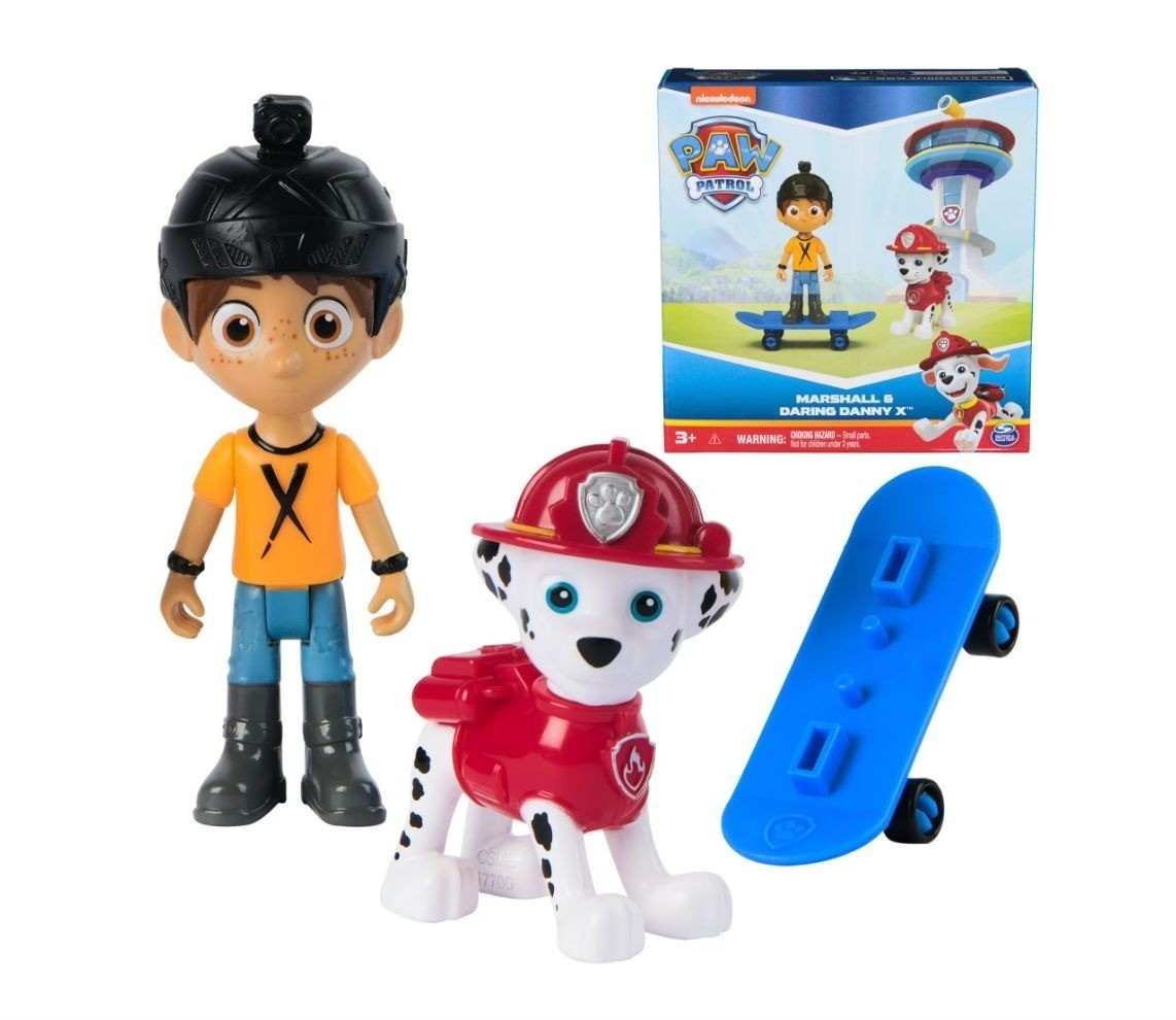 PAW PATROL Marshall & Daring Danny X & Paw Patrol Chalk & Stencil