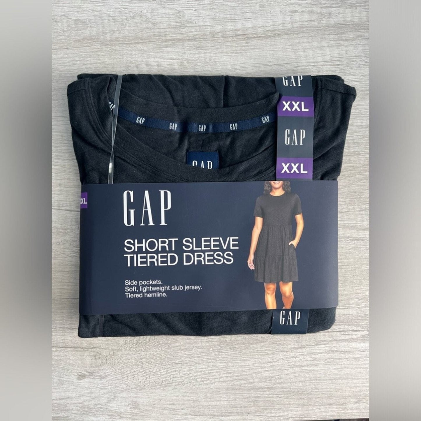 Gap Ladies Short Sleeve Tiered Dress - XXL - Bellso