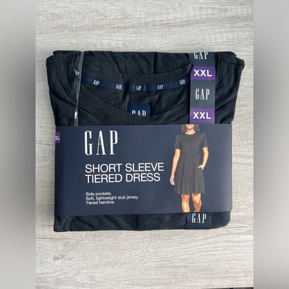 Gap Ladies Short Sleeve Tiered Dress - XXL - Bellso
