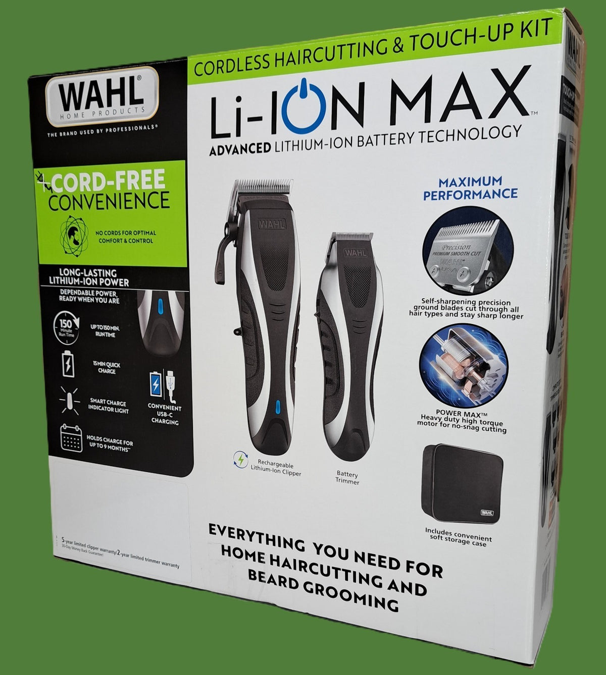 Wahl Li-Ion Max Cordless Haircutting & Beard Grooming Kit OPEN BOX