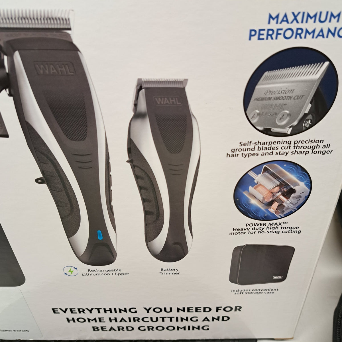 Wahl Li-Ion Max Cordless Haircutting & Beard Grooming Kit OPEN BOX