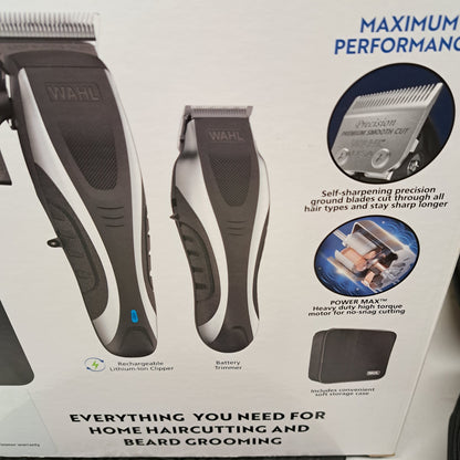 Wahl Li-Ion Max Cordless Haircutting & Beard Grooming Kit OPEN BOX