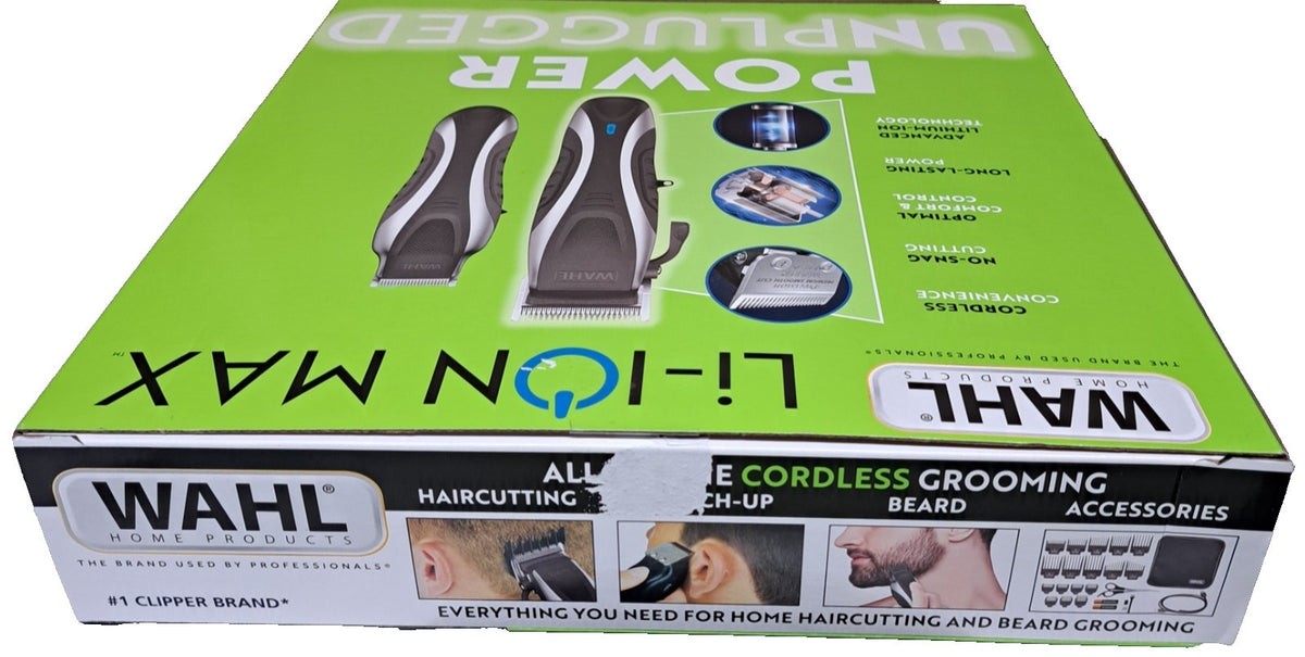 Wahl Li-Ion Max Cordless Haircutting & Beard Grooming Kit OPEN BOX