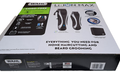 Wahl Li-Ion Max Cordless Haircutting & Beard Grooming Kit OPEN BOX