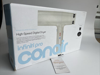 InfinitiPRO by Conair High-Speed Digital Electric Hair Dryer 955CGD Gold 12345