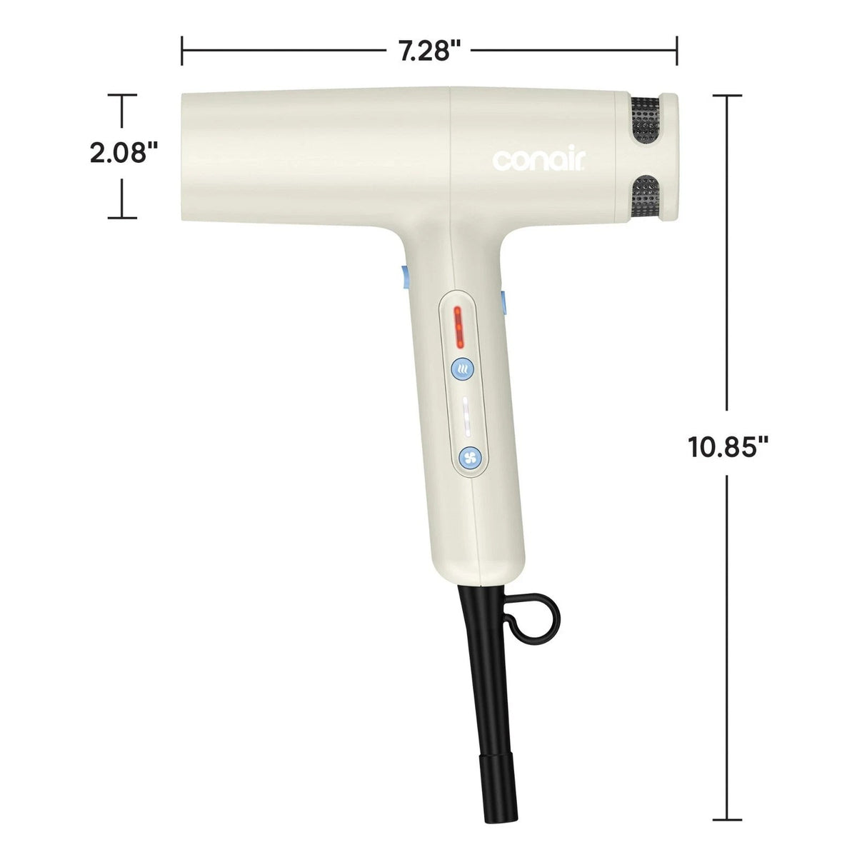 InfinitiPRO by Conair High-Speed Digital Electric Hair Dryer 955CGD Gold 12345