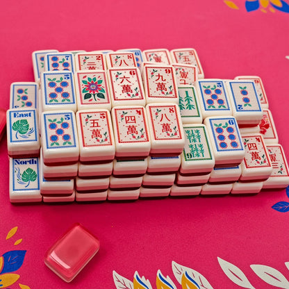 Maison Lude Tropical Premium Floating Mat 3-in-1 Mahjong Rummi Waterproof Cards