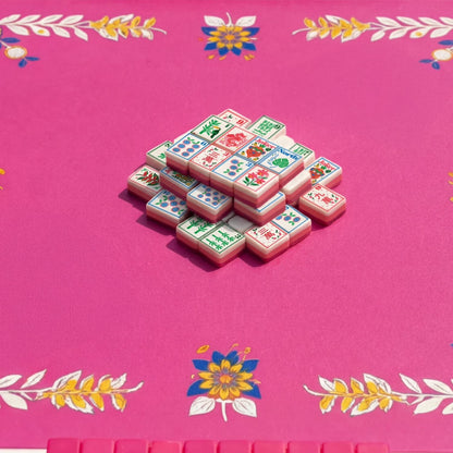 Maison Lude Tropical Premium Floating Mat 3-in-1 Mahjong Rummi Waterproof Cards