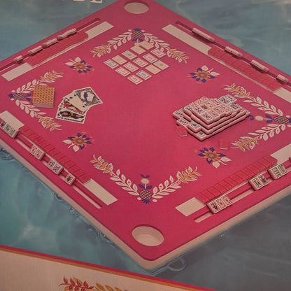 Maison Lude Tropical Premium Floating Mat 3-in-1 Mahjong Rummi Waterproof Cards