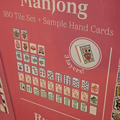Maison Lude Tropical Premium Floating Mat 3-in-1 Mahjong Rummi Waterproof Cards