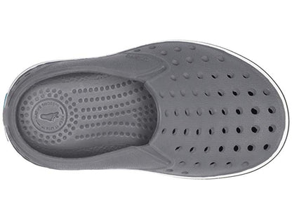 Native Shoes Miles Child in Dublin Grey/Shell White | Vegan | EVA | Size 6 - Bellso