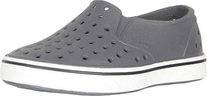 Native Shoes Miles Child in Dublin Grey/Shell White | Vegan | EVA | Size 6 - Bellso