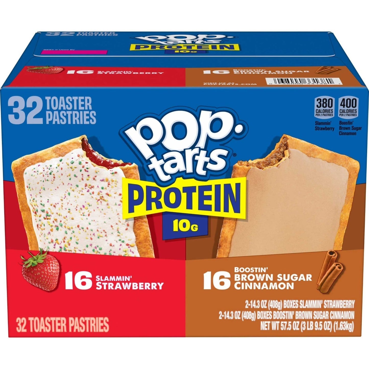 Pop-Tarts Protein Variety Pack, 32 Ct