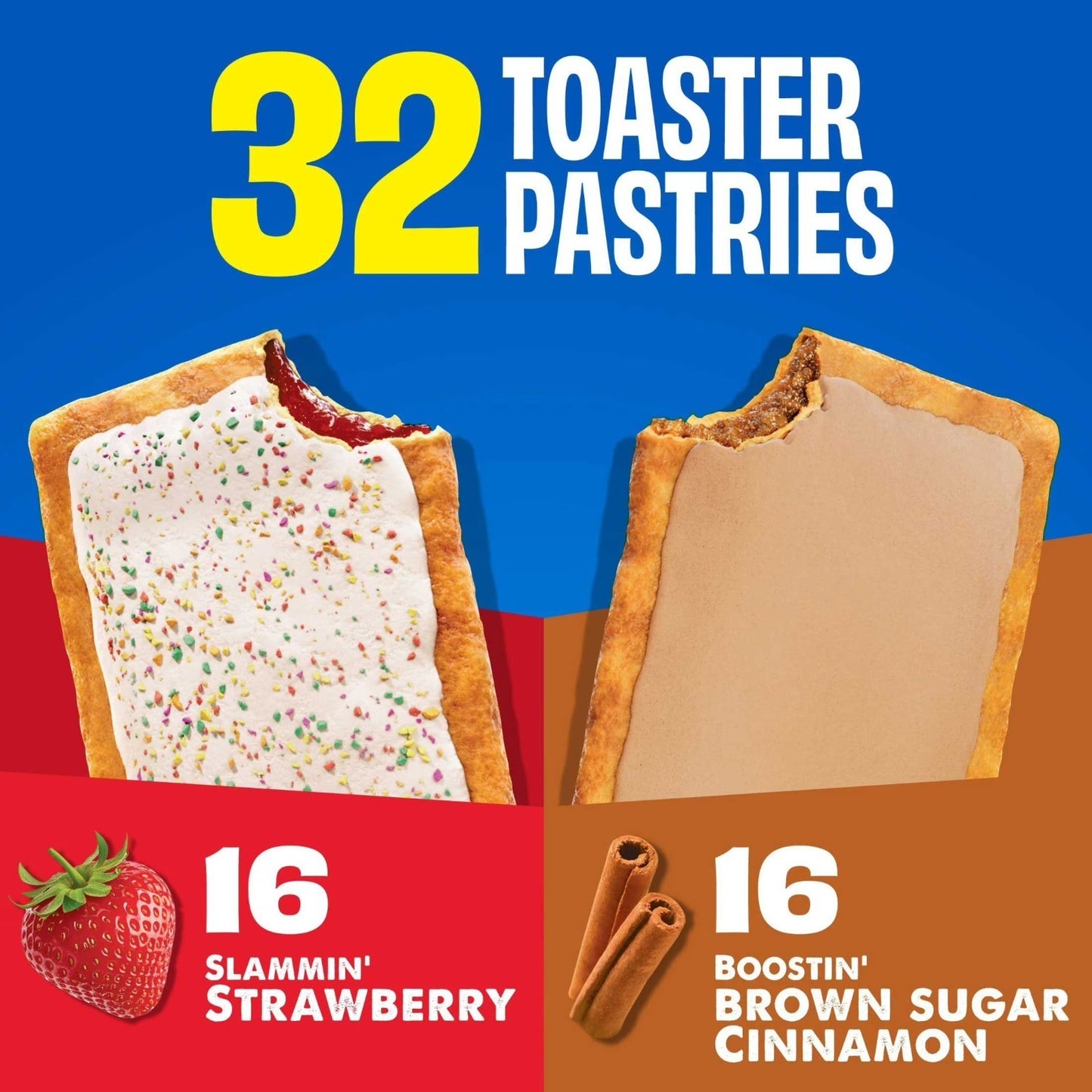 Pop-Tarts Protein Variety Pack, 32 Ct