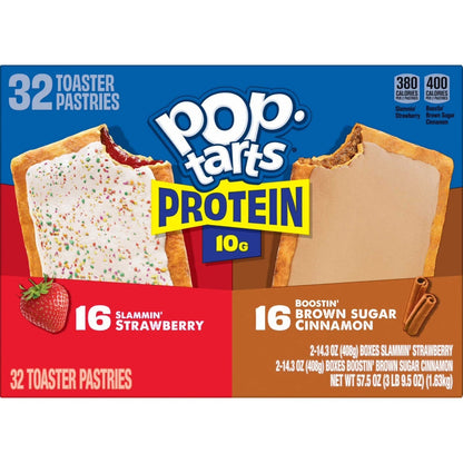 Pop-Tarts Protein Variety Pack, 32 Ct