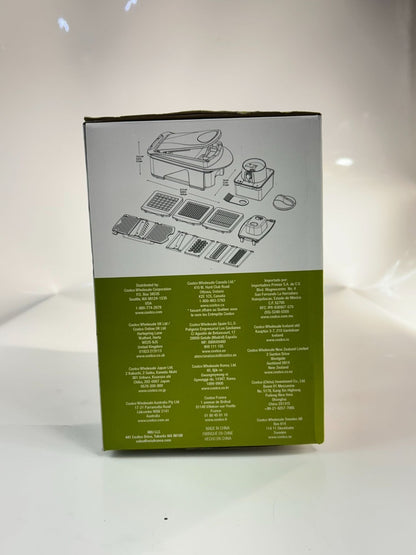 MIU Vegetable Chopper & Slicer 11-Piece Mandoline Spiralizer Food Cutter