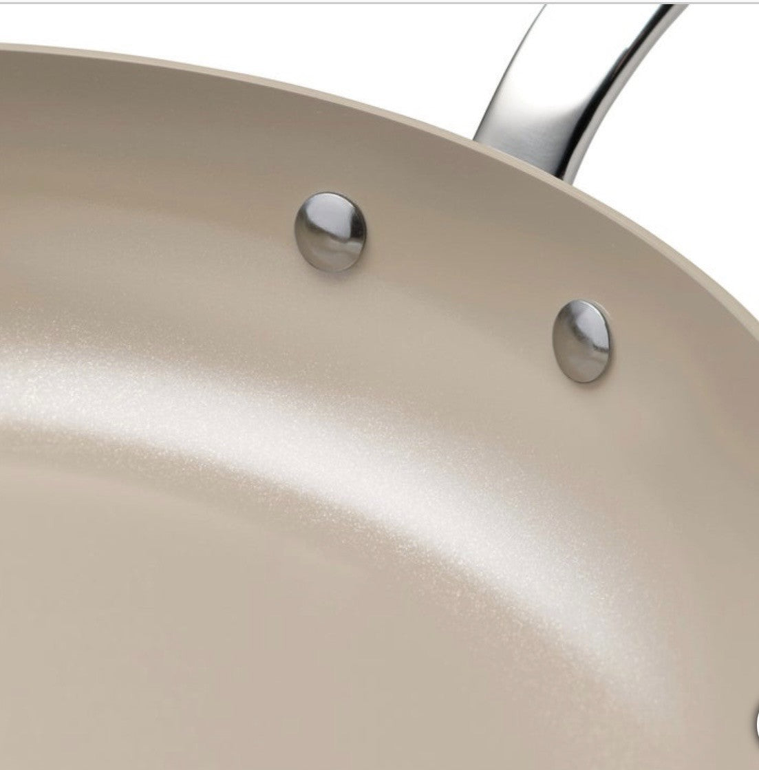 Tramontina, 3-Piece Tri-Ply Clad Stainless Steel Ceramic Nonstick Fry Pan Set