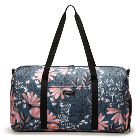 Jadyn Weekender Women's Large 52L Duffel Bag with Shoe Compartment - Navy Floral - Bellso