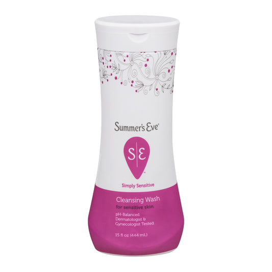 Summer's Eve Simply Sensitive Feminine Cleansing Wash - 15 Fl Oz