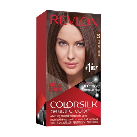 Colorsilk Beautiful Color # 27 Deep Rich Brown by Revlon for Unisex - 1 Application Hair Color