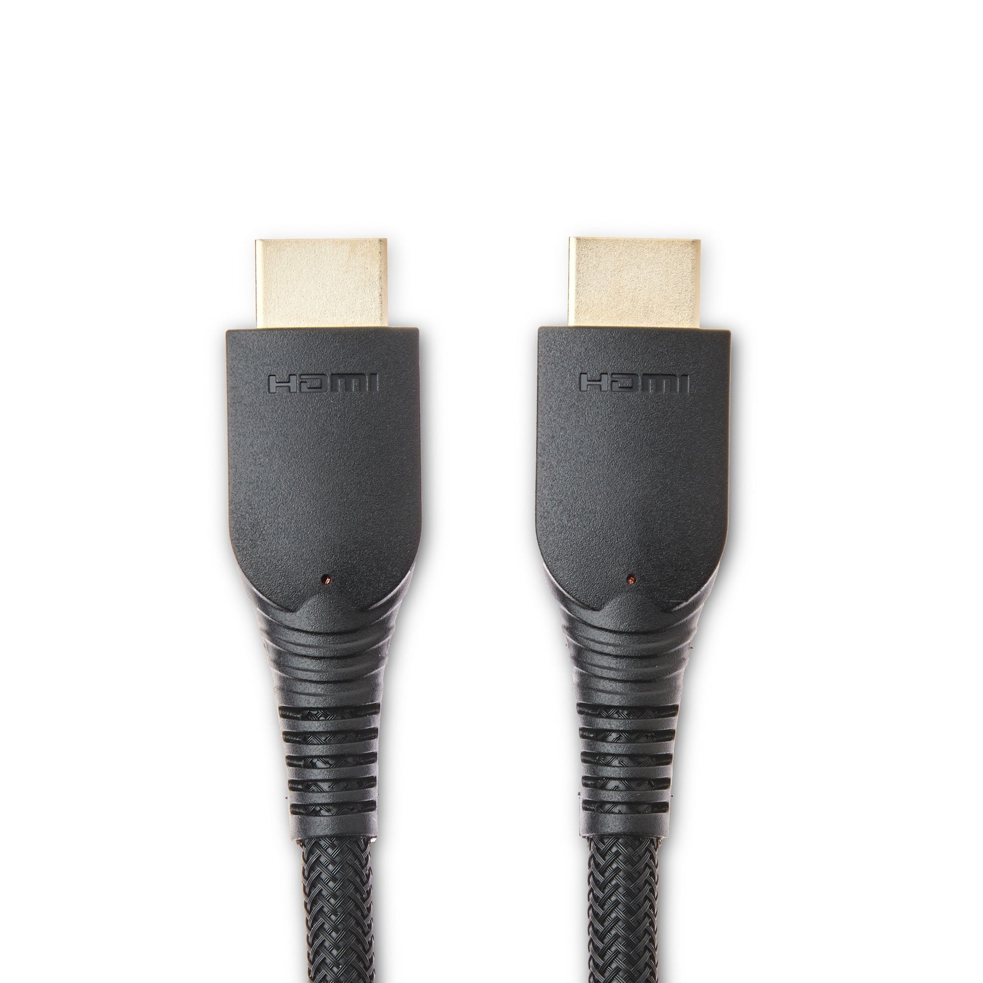 Onn. 4 Feet High-Speed HDMI Cable  Nylon-Braided for Television  Black - Bellso