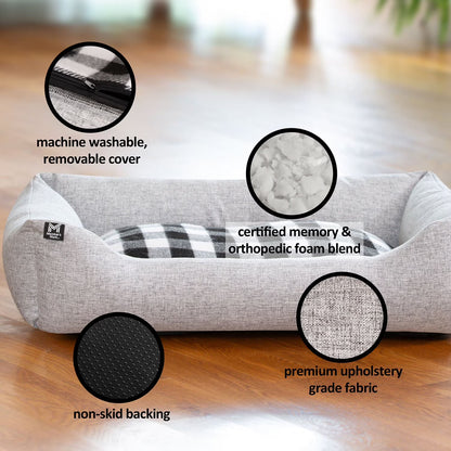 Member's Mark Premium Cuddler Pet Bed, Choose Size and Color