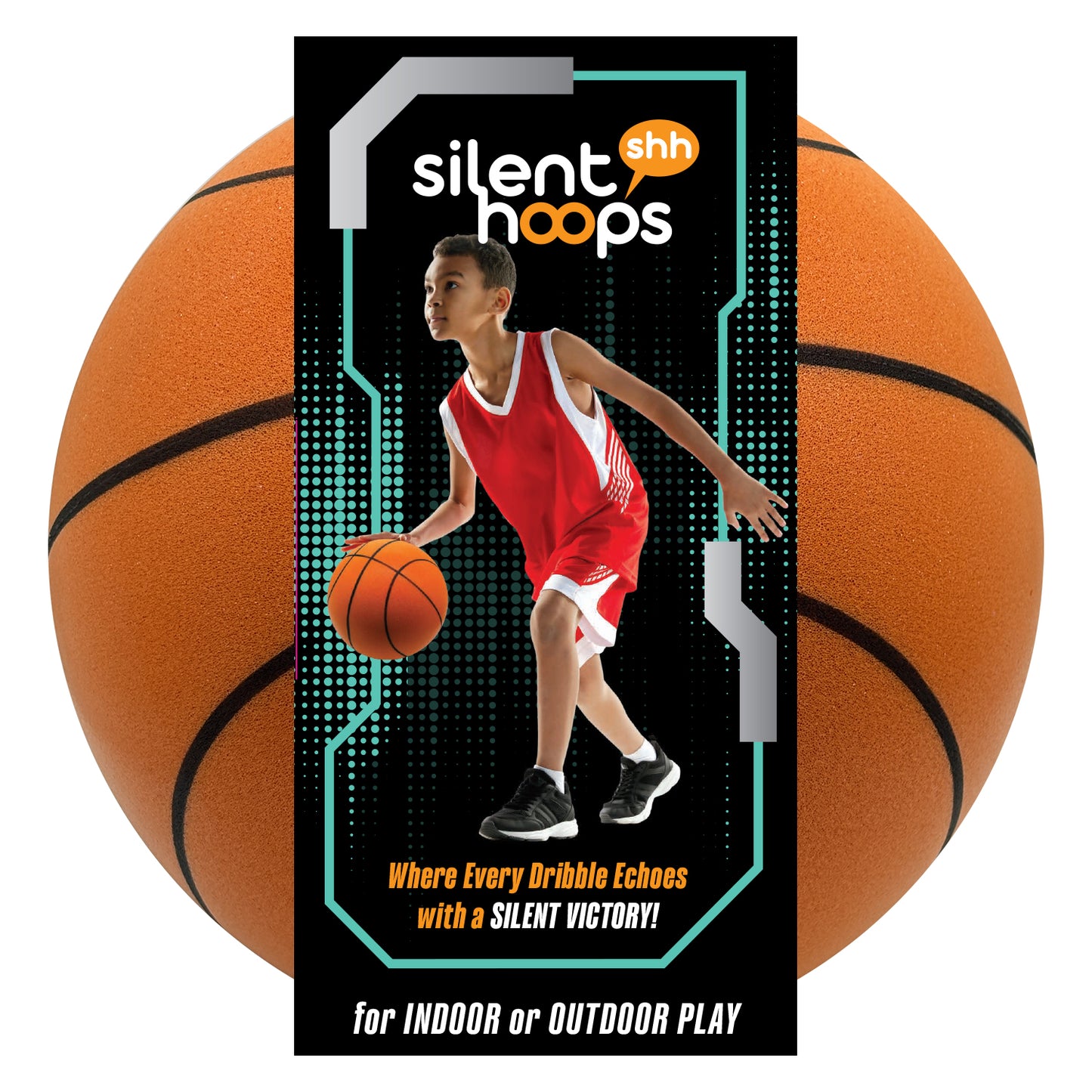 Silent Hoops Supreme Foam Basketball For Ages 6