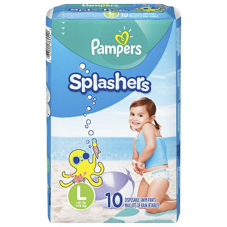 Pampers Splashers Disposable Swim Diapers Convenience Pack - Size 5 - 10ct - Bellso