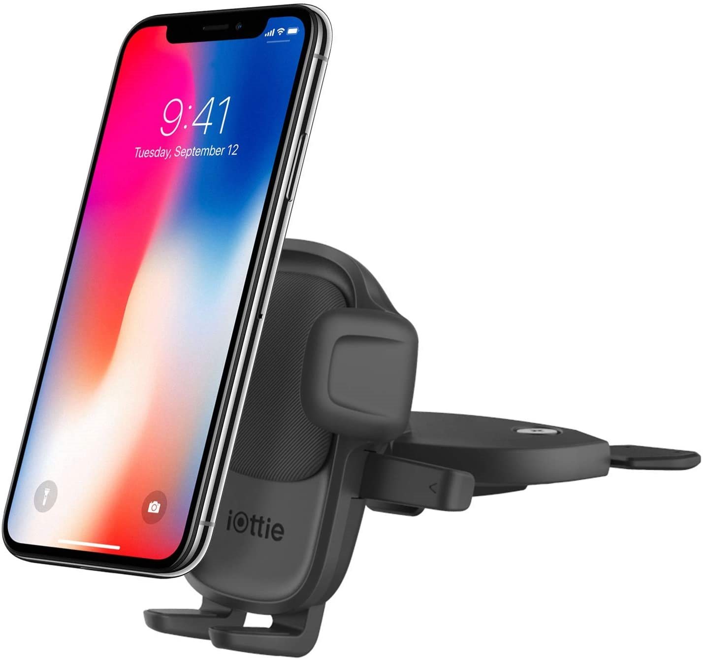 IOttie Easy One-Touch 5-CD Slot Mount, Black, HLCRIO173 - Bellso