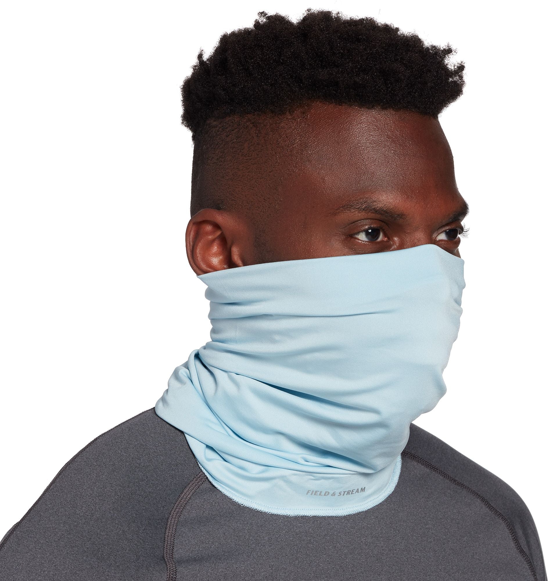 Field & Stream Evershade Solid Neck Gaiter, Men's, Blue - Bellso
