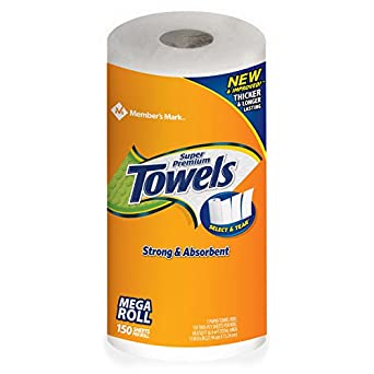 Member Mark Super Premium Towel Select & Tear Sheet 150 Mega Roll - Bellso
