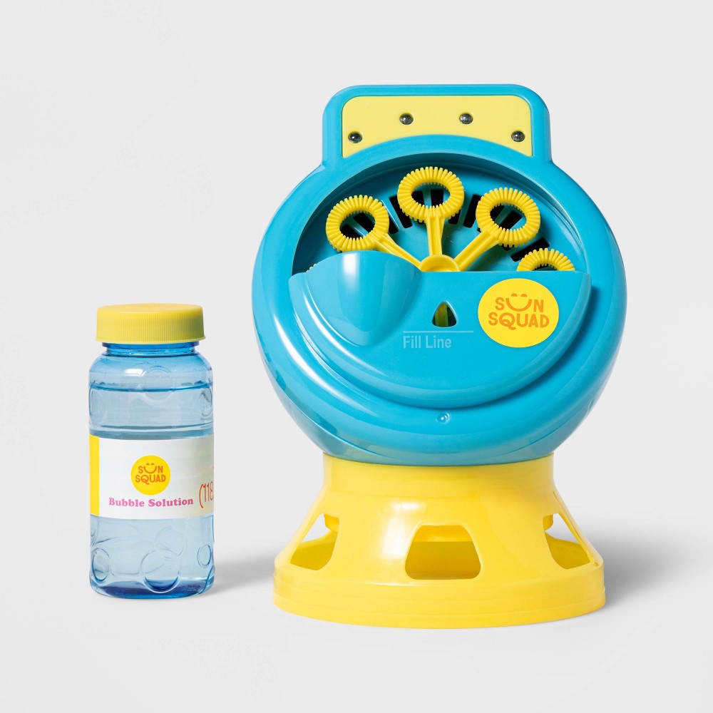 Light-up Bubble Maker Blue/Yellow - Sun Squad - Bellso