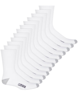 Club Room Mens 12 Pack Cushioned Crew Socks