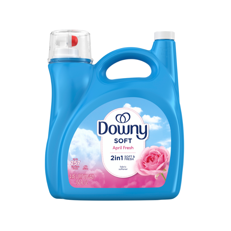 Downy Soft, 2 In 1 Liquid Fabric Softener, April Fresh