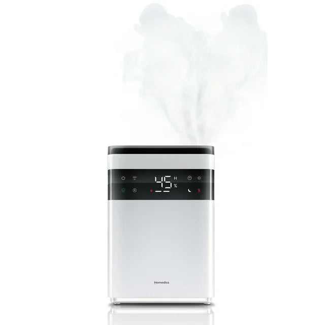 Homedics UHE-WMTF580 Premium Warm & Cool Mist Ultrasonic Humidifier, Topfill - - Bellso