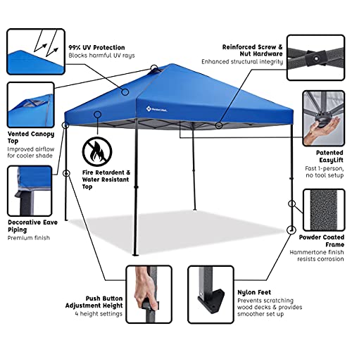 EZLIFT100 Instant Canopy with Patented EasyLift Technology  10  X 10 - Bellso