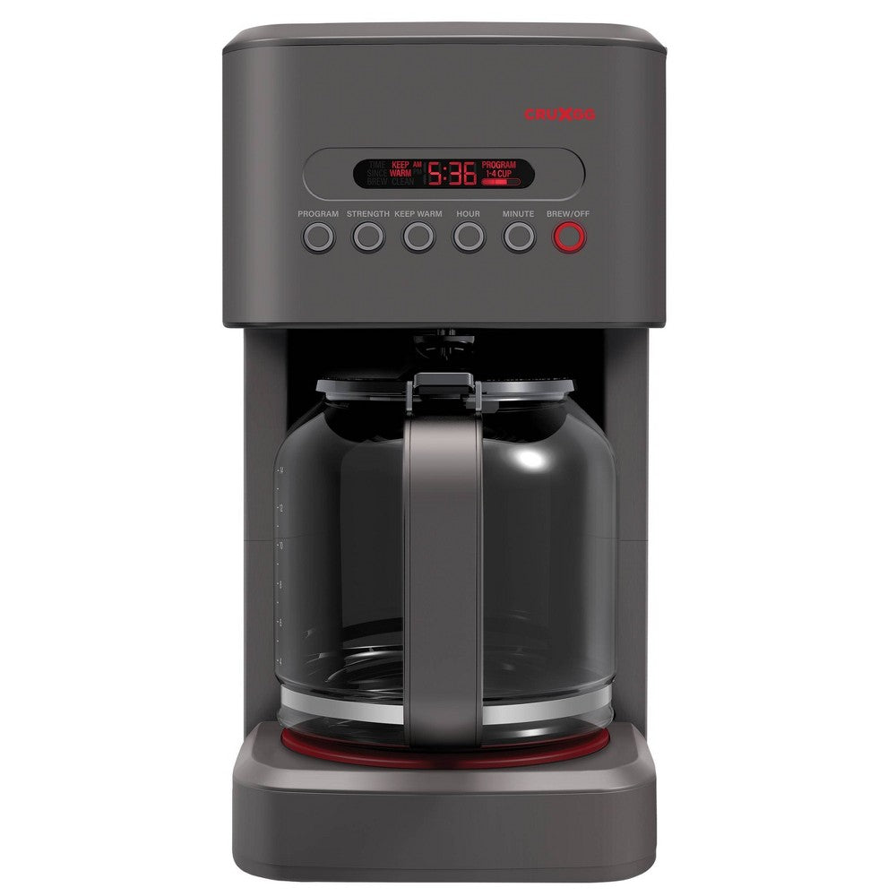CRUXGG Fully Programmable Settings Coffee Maker with Customizable Brew Strength  14 Cup - Bellso