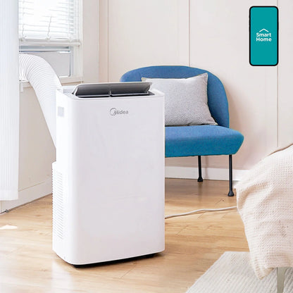 Midea MAP08S1XWTS 8,000 BTU DOE/12,000 BTU Ashrae Smartcool Portable AC - Bellso