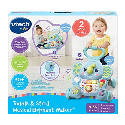 VTech Toddle & Stroll Musical Elephant Walker™ Musical Walking Toy - Bellso